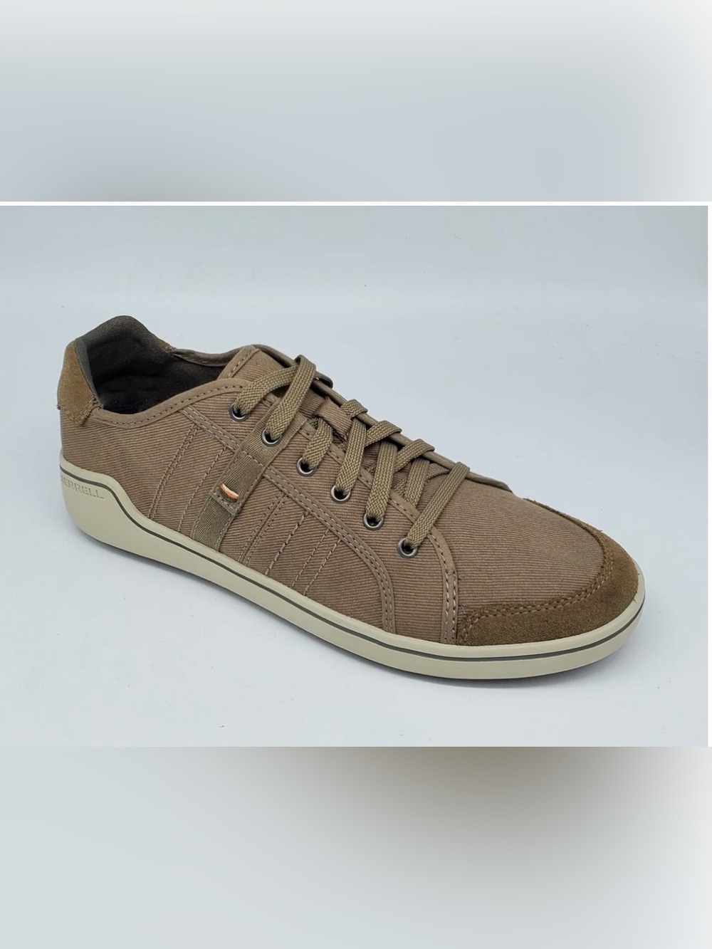 Merrell Mens Primer Canvas, Size 9 in Boulder Brown